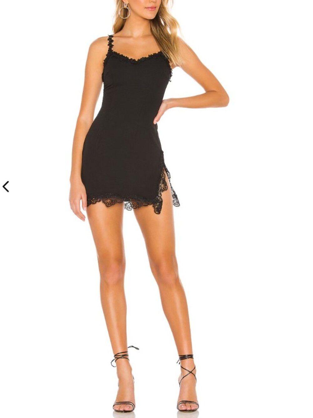 superdown Bleu Mini Dress Black Going Out Party Cocktail XS